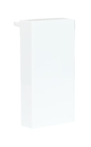 Image of MX Blank Dummy Cover 1 Module | 22.5 x 45mm Modular Socket Plate | Premium ABS Wall Plate for Covering Unused Switch Slots | Home & Office Use | White - Pack of 2