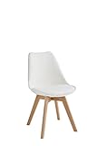 SET: Il set è composto da 4 sedie con seduta e schienale imbottiti in similpelle e gambe in legno di faggio. Ogni sedia è versatile e di design, multiuso e quindi ideale per la cucina, la sala da pranzo, la scrivania o l'ufficio.