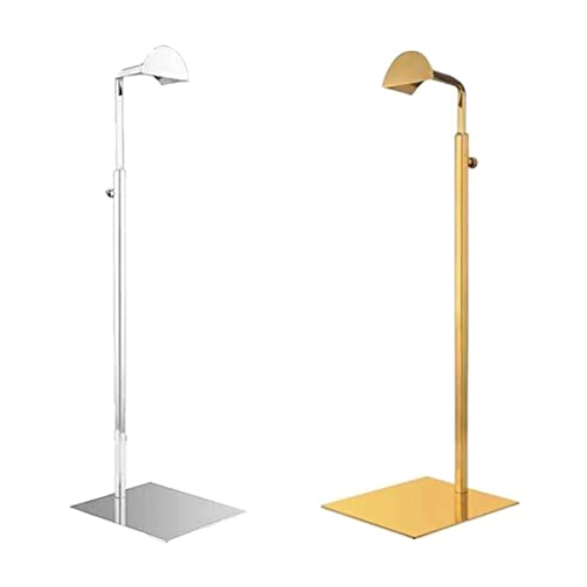 Height Adjustable Display Stand Rack Holder for Handbags, 2pc Set