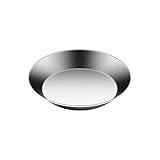 Beimus Runder Speiseteller, großes Serviertablett aus Metall, für Grillen, Camping und Snacks, spülmaschinenfest, Geschirr, Küche