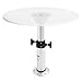 GUDBYWXB Adjustable Table Base Pedestal Aluminum Alloy Stand Dining Table Base Detachable Table Legs for Rv, Yacht, Sailboat, Motorhome, Marine Boat, Caravan