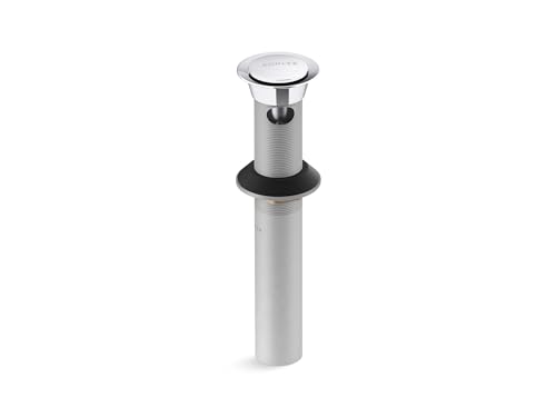 Kohler K-25322-CP Bathroom sink clicker drain with overflow, Polished Chrome