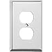 MULBERRY 97801 (Price Each), Type 430, I Gang, Wall Plate, Stainless Steel, Duplex Oversized