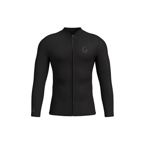 Chaqueta y pantalones de traje de neopreno para hombre GoldFin, 3mm, color negro, talla grande miniatura 2