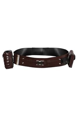Taeyue Anakin Skywalker Cinturón de cosplay para hombre, guerrero, cosplay, accesorio para Halloween, carnaval, fiesta, accesorios, adultos, marrón, L | Ya disponible en tu tienda friki favorita! En mundofriki.es!