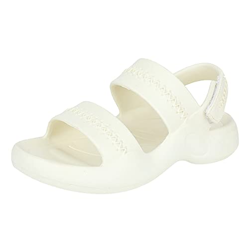 Toddler Memory Foam Open Toe Sandals With Strap Baby Boys Girls Summer Fashion Wide Shoes Light Comfy Slip On Loafers