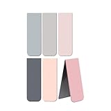 Magnetisch Bunt Set Für Erwachsene Und Kinder AOBETAK 6 Stück Magnetlesezeichen, Magnetisches Seite Markierungen Clip Bookmark Für Bücher