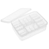 Luxshiny Brutkasten für Reptilieneier Kunststoff mit 16 Fächern Transparent Inkubator für Schlangen und Eidechsen Reptilienzucht Zubehör für Terrarien