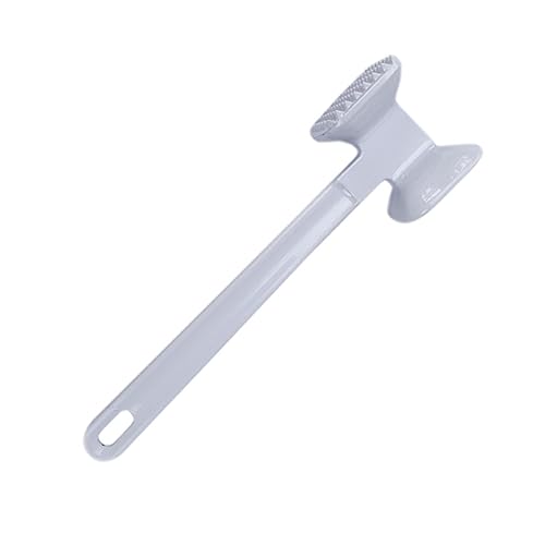 BRIGHTFUFU Double Sided Meat Hammer Tenderizer Kitchen Tool for Steak Poultry and Beef Easy to Clean with Long Handle for Home and Restaurant Use