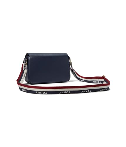 Image of Tommy Hilfiger Reese II Flap Envelope Crossbody Pebble PVC