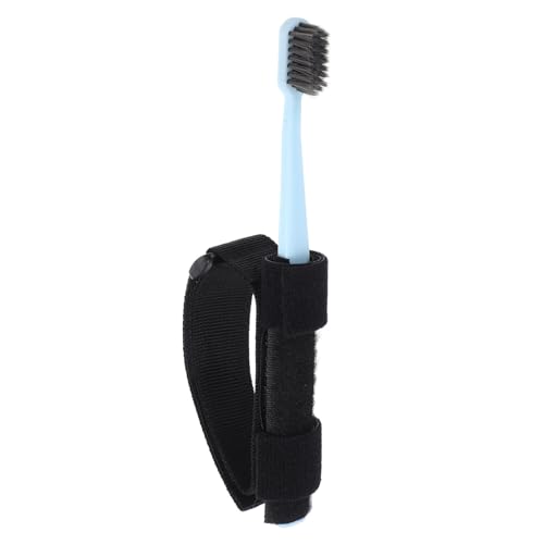 MUCKLILY Elderly Nylon Hand Strap Toothbrush for Seniors