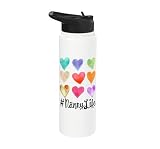 Cute Nanny Life Appreciation Week Back to School Stainless Steel Insulated Water Bottle