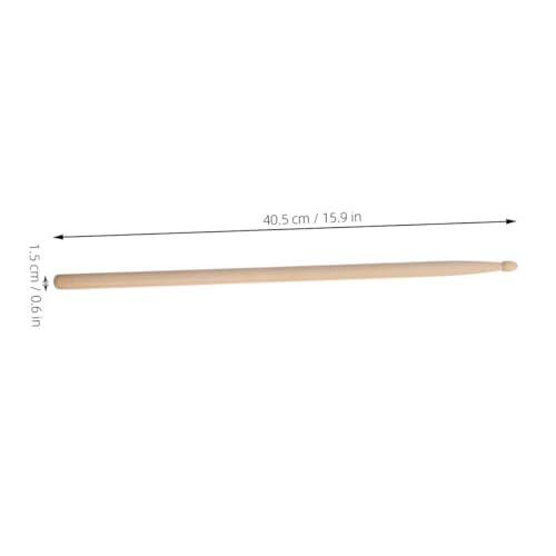 TOYANDONA 12 Pares de Baquetas 5A de Madera de Arce para Batería – Agarre Suave para Práctica Musical y Clase de Percusión Juvenil miniatura 2
