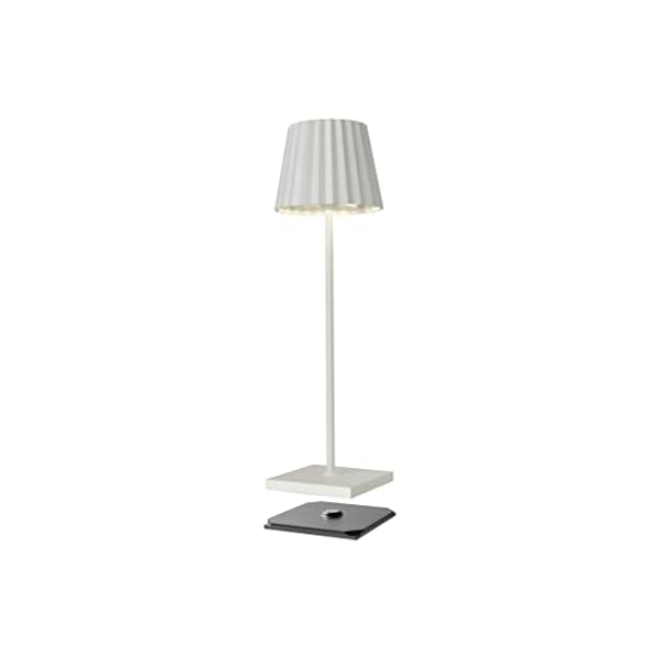 sompex LED-Tischleuchte Troll weiß inkl. Ladestation - (78170)