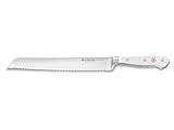WÜSTHOF Classic cuchillo pan con doble dentado de precisión 23 cm, blanco