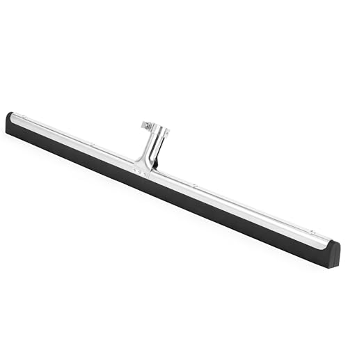 DSV Standard Uneven Surface Floor Squeegee 30 Double Foam Blade Garage Squeegee Taper Pole Connection - Handle Sold Separately for Tiles Concrete and Asphalt