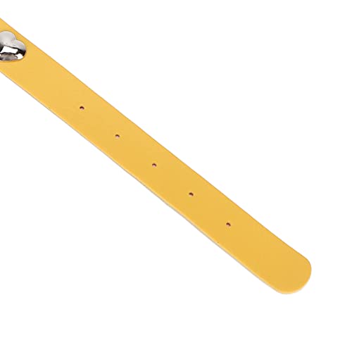 Colar de couro PU, gargantilha ajustável simples para aniversário para meninas e meninas para festiv