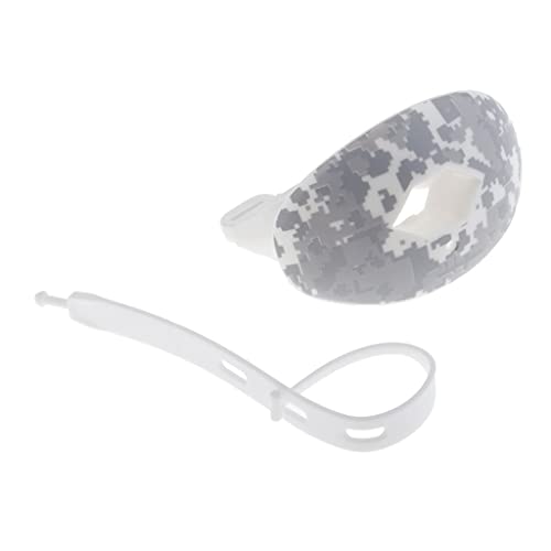 perfeclan Erwachsene Mundschutz Zahnschutz Lippenschutz Mouthguard mit Strap für Rugby Football, Grau