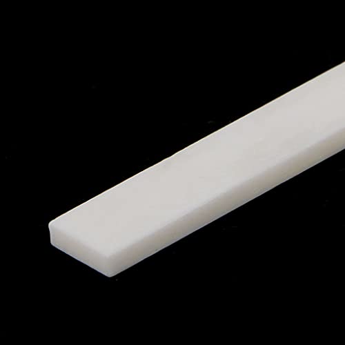 Sharplace Reserveset met 5 ongesnijde 80 mm zadels van ivoorkleurig runderbot voor gitaaronderdelen - Image 6