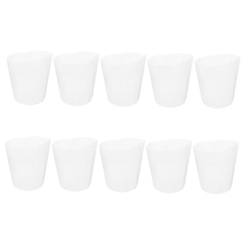 Sosoport Plastic Plant Pot Liner 10 Pack Rectangle Flowerpot Liner for Plant Pots 7.5 Inches Root Breathing Easy Replacement