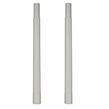 2 Pcs Vacuum Extension Wand Compatible with Oreck Canister,Eureka,Electrolux Central,Shark Vacuums Attachment,19 inch Extension Tube Hose Fits for Cleaning High Areas Like Ceiling Corners and Fans