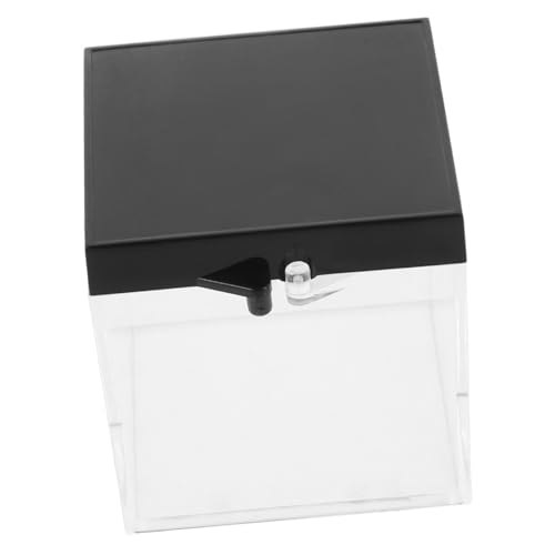 CHILDWEET 6pcs Boxes Transparent Clear Display Cases Acrylic Specimen Case Transparent Mineral Showcase Display Case