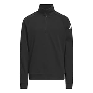 adidas Kids Quarter Zip Layer Top Black 13-14 Years