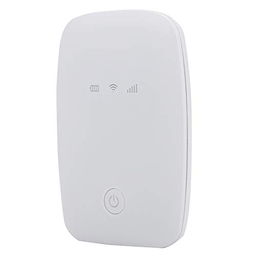 Image of Portable Mobile WiFi Hotspot 4G LTE Router Wireless Internet Box Compatible with All Networks, Travel WiFi for Tablets Laptops Phones (White) (White)