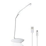 【AUGENPFLEGE】 100% natürliches Licht, frickerfreies LED-Licht, LED schreibtischlampe hat einen geringen Stromverbrauch, Ideal für zuhause oder im Büro. Schreibtischlampe Entworfen um jeden Platz natürlich , flimmerfrei und augenfreundlich auszuleuchten.