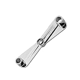 Ywdiml Scissor Car Fuel Line Disconnect Tool, 3/4 5/8 1/2 3/8 Inch Vehicle Fuel Filter Removal Tool, Quick Disconnection Metal Automotive Air Conditioning Line Wrench, Universal Fit