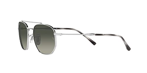 Image of Ray-Ban Unisex Sunglasses Gold Frame, Brown Lenses, 54MM