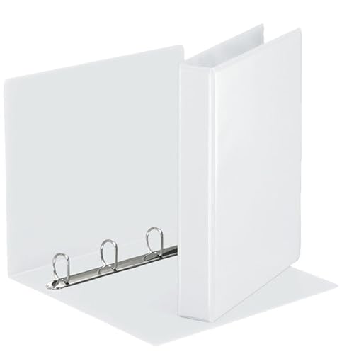Esselte ESSENTIALS Raccoglitore 4 anelli a D Dorso 5 cm 22 x 30 cm Bianco