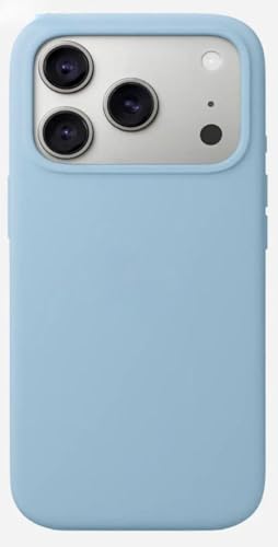 Image of Premium Liquid Silicone Case for iPhone 17 Pro - Slim Full Body Protective Back Cover with Soft Microfiber Lining, Anti-Slip Grip Scratch Resistant Phone Case (Sky Blue)