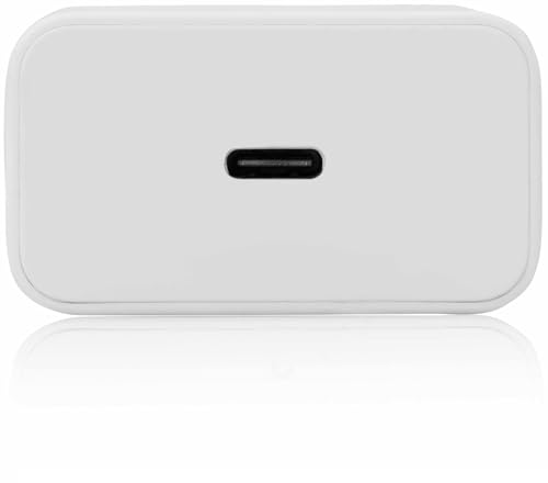 Image of 25W Type-C Fast Charger for Samsung Galaxy M Series - M56 M55s M16 M06 M05 M04 M14 (5000mAh) M15 M35 M34 M33 M13 (6000mAh) - Adapter Only| Original Rapid Charging (White)