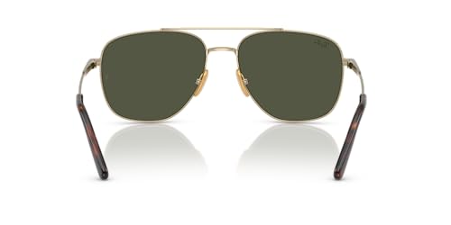 Image of Ray-Ban Unisex Rb8097 William Titanium Square Sunglasses