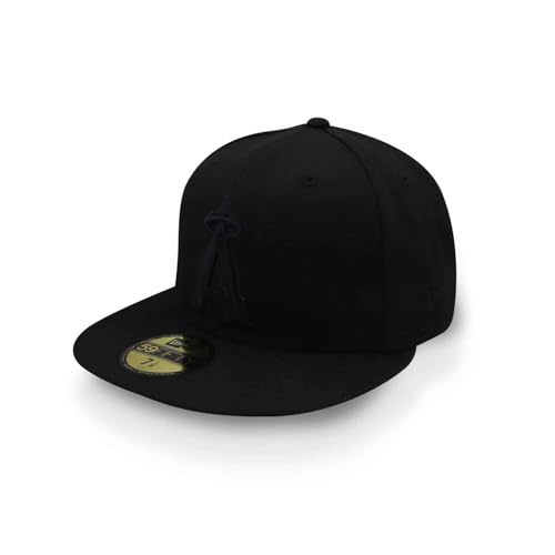 Gorra New Era 59Fifty MLB Anaheim Angels Negro 7 3/8 miniatura 1