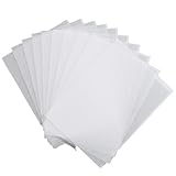50 Stück Weiß Transparentpapier,14.8 x 21 cm A5 Papier Durchsichtig Bedruckbar,Premium...