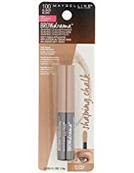 Maybelline Brow Drama Shaping Chalk Powder, 100 Blonde (Pack of 2)