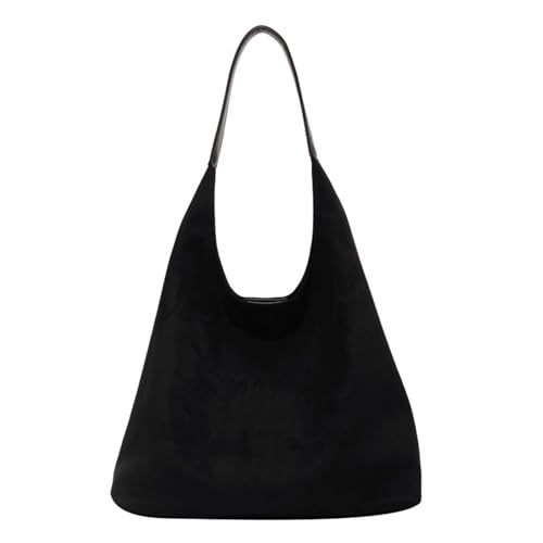 Image of Fall Suede Hobo Bags for Women, Large Capacity Slouchy Suede Handbag for Office & Shopping & travel, Holiday Gift