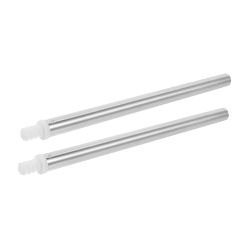 MUCKLILY 2pcs Toilet Brush Handle Adapter Ergonomic Connector for Easy Replacement Compatible with Standard Toilet Brush Heads Home Cleaning Accessory