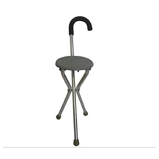 Walking Cane Stol - Aluminium kryckor pallar kan användas för att stola den gamle mannen Walking Hjälpen att gå