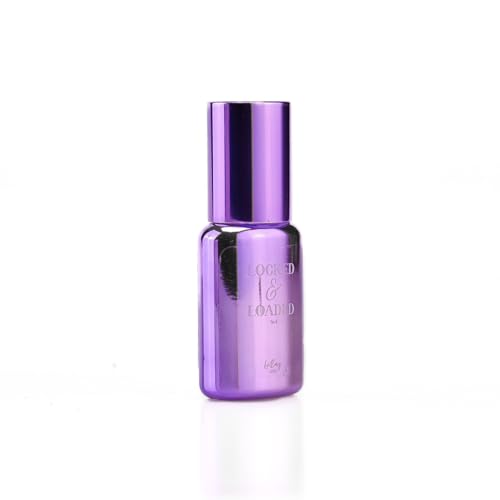 LivBay Supplies Locked & Loaded Lash Adhesive, 5ml, 1-Second Dry Time, 6-Week Retention, Professional Lash Adhesive