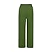 gsatuba Wide Leg Sweatpants for Teen Girls Cute Fashion Drawstring Elastic Waist Loose Soft Lounge Pants Active Joggers Green Baggy Joggers Size 7 Years
