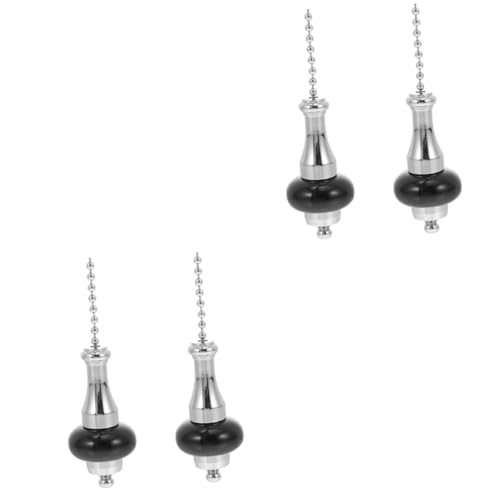 DOITOOL 4pcs Pull Chain Pendant Ceiling Light Decoration Home Chandelier Accessories and Design Easy to Install for Ceiling Fans and Lighting Decor