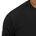 JEsilunmaMY Men's Gradual Round Neck T-Shirt Casual Short Sleeve Bodybuilding Gym Tee Fashion Workout Shirts Hipster Shirt (US SIZE M Asia L,Black2)
