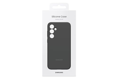 Image of Samsung Galaxy S23 FE Silicone Phone Case, Protective Cover with Color Variety, Smooth Grip, Soft and Sleek Design, Seamless Fit, US Version, EF-PS711TBEGUS, Graphite Gray