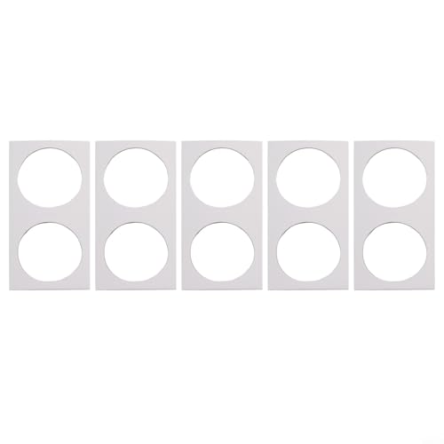 Caja para almacenamiento de monedas de cartón blanco miniatura 5