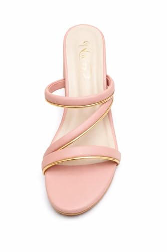 Image of Women's PU Leather Sandals | Comfortable Open-Toe Stylish Sandal Flats