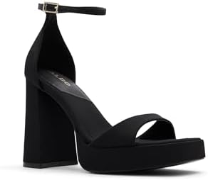 ALDO Women's Montag Heeled Sandal, Black, 6 | Image 1