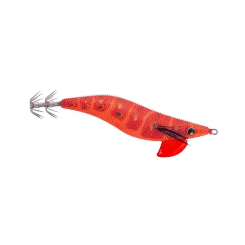 Jatsui Rush Egi Rubber Prawn 3.0 Rivestimento Silicone Chiodato Artificiale Pesca Totanara (Dkre)